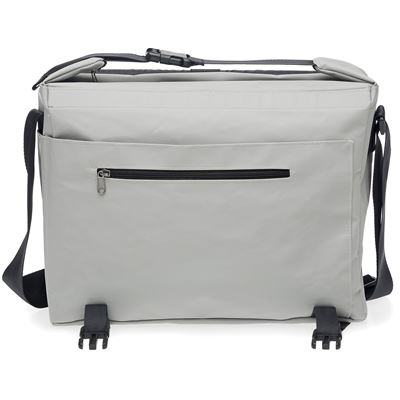 Sacoche / sac à bandoulière New Looxs Postino Office Blanc Gris - 14 litres