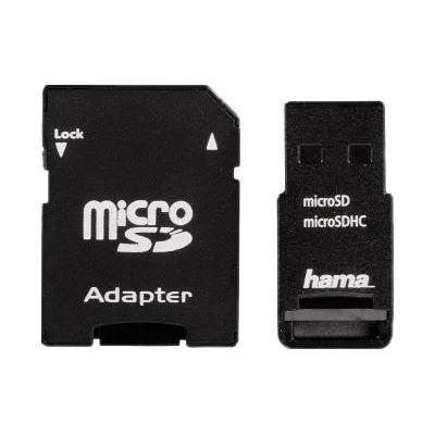 Hama microSD/microSDHC USB Adapter Set - kaartlezer - USB