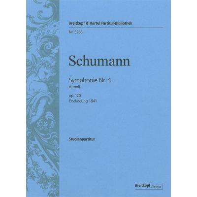 Partitions classique EDITION BREITKOPF SCHUMANN ROBERT - SYMPHONIE NR. 4 D-MOLL OP.120 - STUDY SCORE Format poche
