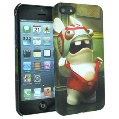 Coque sous Licence Lapins Crétins Catch + film de protection pour Apple Iphone 5