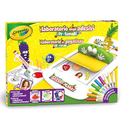 CRAYOLA - Crayola Laboratoire profumelli Set pour créer Autocollants parfumés, pour Jeu et Cadeau, 25 – 7247
