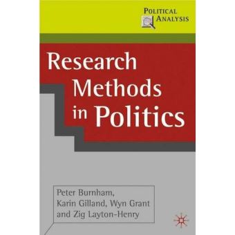 research methods political analysis