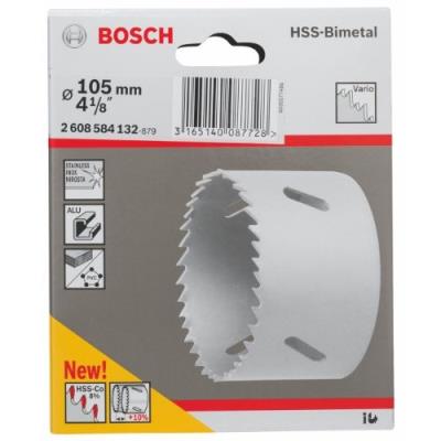 Bosch Scie-Trépan Hss Bimétal à Filetage Standard Diamètre 105 Mm