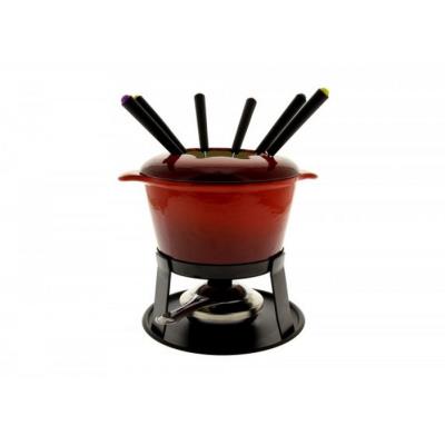 TABLEANDCOOK - Service à fondue 6 fourchettes rouge - hhf0255