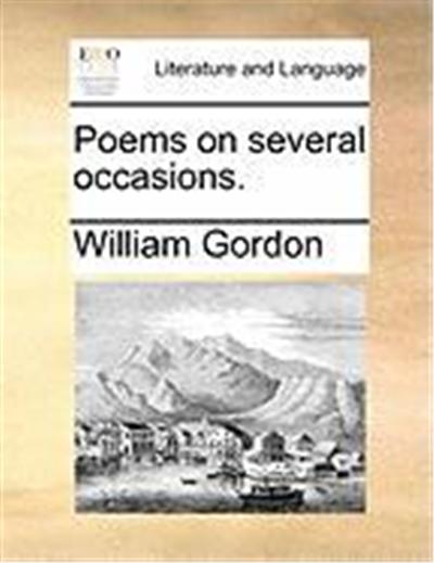 Poems on Several Occasions.