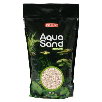 Sable Pour Aquarium Nature Quartz Blanc 3L - 1