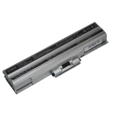 Batterie LI-ION 4400mAh 11.1V, argenté, pour SONY VAIO VGN-AW230J/H etc., remplace VGP-BPL21, VGP-BPS21, VGP-BPS21A, VGP-BPS21B