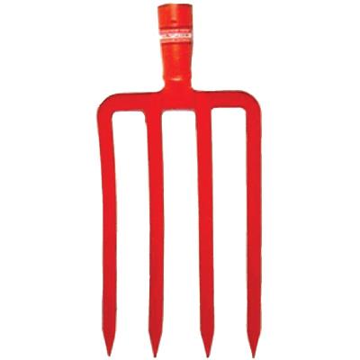 Fourche à bêcher 4 dents triangulaires sans manche 29 cm