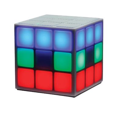 Enceinte Cube multi LED - Blanc
