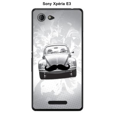 Coque Sony Xpéria E3 - Moustachomobile