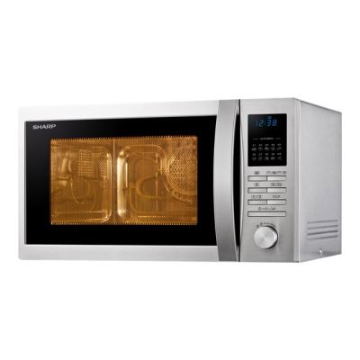Sharp R-822STWE - magnetron met convectie en grill - vrijstaand - roestvrij staal