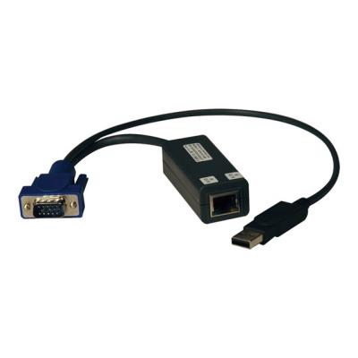 Tripp Lite USB Single Server Interface Unit Virtual Media KVM Switch HD15 USB RJ45 - KVM-uitbreider
