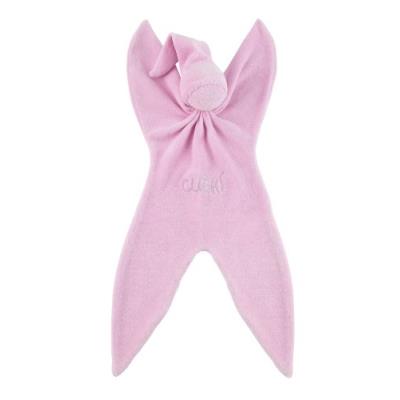 Doudou cuski bio en coton rose (pinkee)