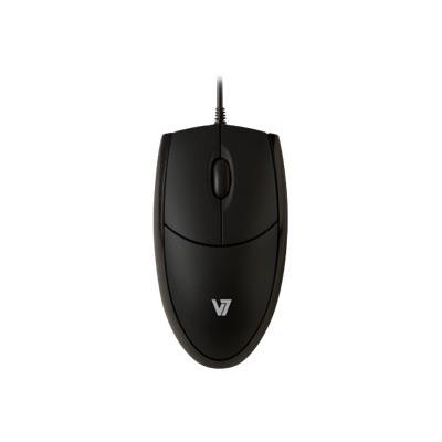 V7 MV3000 - muis - USB - zwart