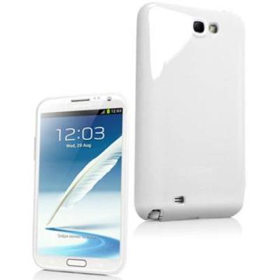 Housse Softy blanche pour Samsung NOTE 2