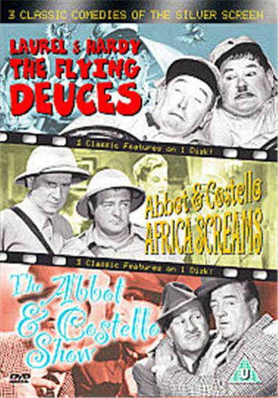 3 Classic Comedies Of The Silver Screen - The Flying Deuces / Africa Screams / Abbot And Costello Show