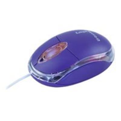 Urban Factory Krystal Mouse - muis - USB - paars