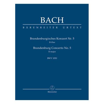 Partitions classique BARENREITER TASCHENPARTITUREN BACH J.S. - BRANDENBURG CONCERTO N°5 BWV 1050 Format poche