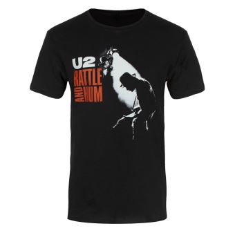 U2 T-Shirt Rattle & Hum Homme Noir - Taille M