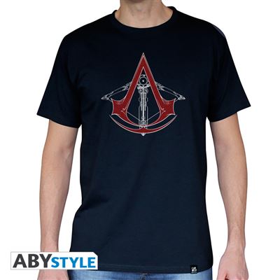ASSASSIN'S CREED - Tshirt AC5 - Arbalète homme MC navy - basic (XL)