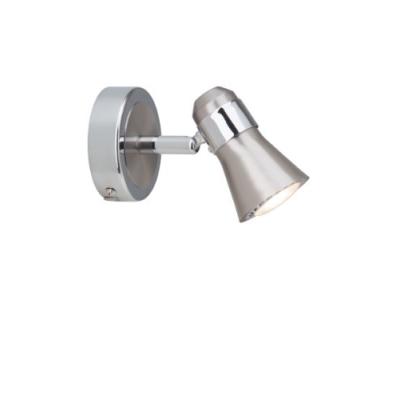 BRILLIANT G1541077 SPOT PATÈRE LED ACIER  CHROME GU10 5 W MÉTAL ARGENT