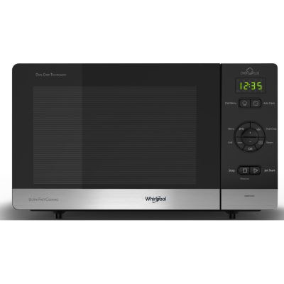Micro-ondes et gril à posable Whirlpool CMCP34R6 BL Chef Plus 700 W Noir et Argent