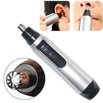 Tondeuse électrique pour nez et oreille (alimentation 1 pile AA)