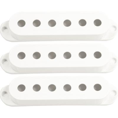 Accessoires Guitares Seymour Duncan S-Cover-W-Nol - 3 X Capot S White Sans Logo Pièces Détachées