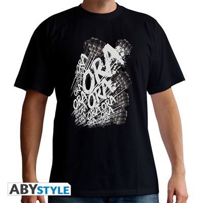 JOJO'S BIZARRE ADVENTURE - Tshirt Ora homme black L