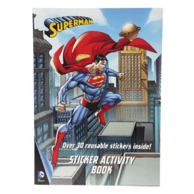 sticker et carnet à dessin Superman 28 x 20 cm