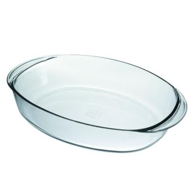 Lot 3 plats ovales ovenchef 33 38 41 cm transparent 589084