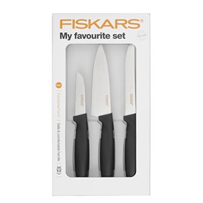 Fiskars functionalform - set de 3 couteaux indispensables