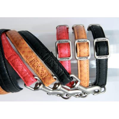 Laisse Mc Leather Pour Chien 10Mm/1.2M Noir 25 mm