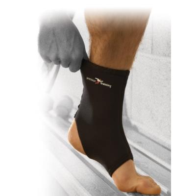 Precision chevillère en néoprène noir rouge médium