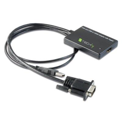 Techly idata hdmi-vga3 convertisseur vidéo 301665