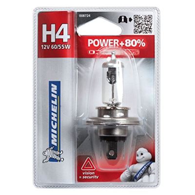 Michelin 008724 Power +80% 1 Ampoule H4 12 V 60 / 55W