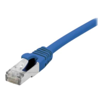 Cable rj45 ftp cat6a lsoh snagless bleu 3m