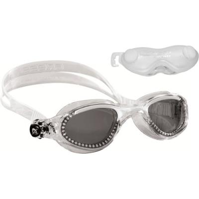 Cressi sub s.p.a. flash lunette de natation clear white smoked lenses