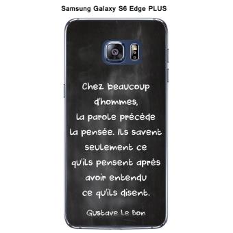 Coque Samsung Galaxy S6 Edge Plus Citation tableau-15