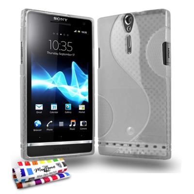 Coque Souple ORIGINALE Ultra Fine Transparent , Le S,  Premium de MUZZANO pour SONY XPERIA ARC HD