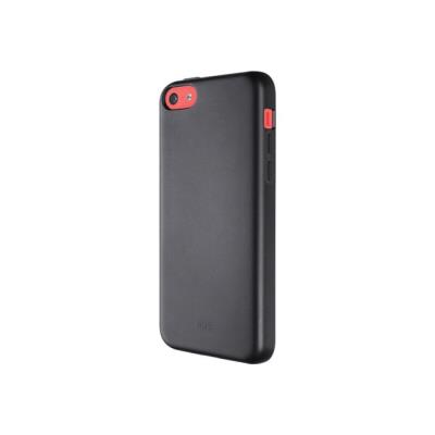 Artwizz SeeJacket TPU - Beschermende bedekking voor mobiele telefoon - thermoplastic polyurethaan (TPU) - zwart - voor Apple iPhone 5c