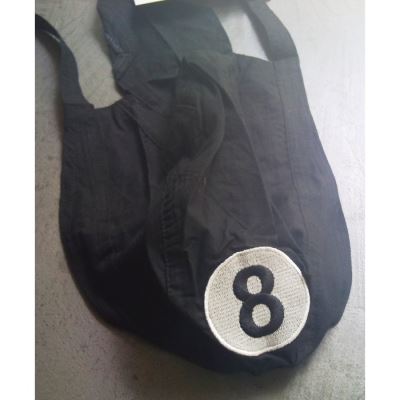 zandana 8 ball boule de billar noire rock roll home femme