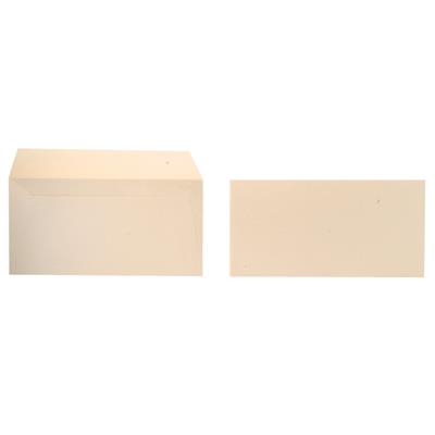 Paquet de 20 enveloppes Pollen 110x220mm DL Ivoire Irisé 120g