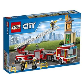 Lego 60112 city : le grand camion de pompiers - 1