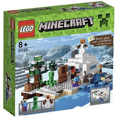 Lego minecraft - 21120 - jeu de construction - la cachette dans la neige