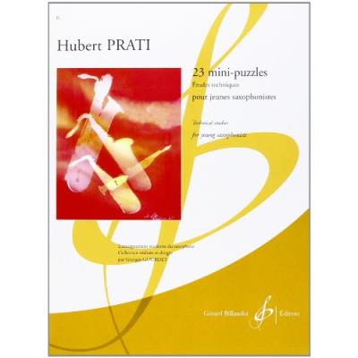 23 Mini Puzzles - Etudes Techniques Pour Jeunes Saxophonistes