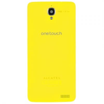 Cache batterie Jaune Alcatel One-Touch Idol X OT6040