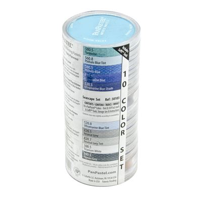 Pastel panpastel set 10 couleurs + outils marine - panpastel