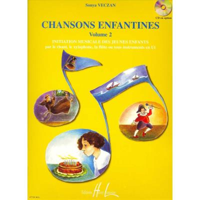 Méthodes et pédagogie LEMOINE VECZAN SONYA - CHANSONS ENFANTINES VOL.2 Eveil musical