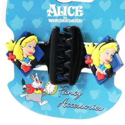 Paire de pinces 'Alice au Pays des Merveilles' noir